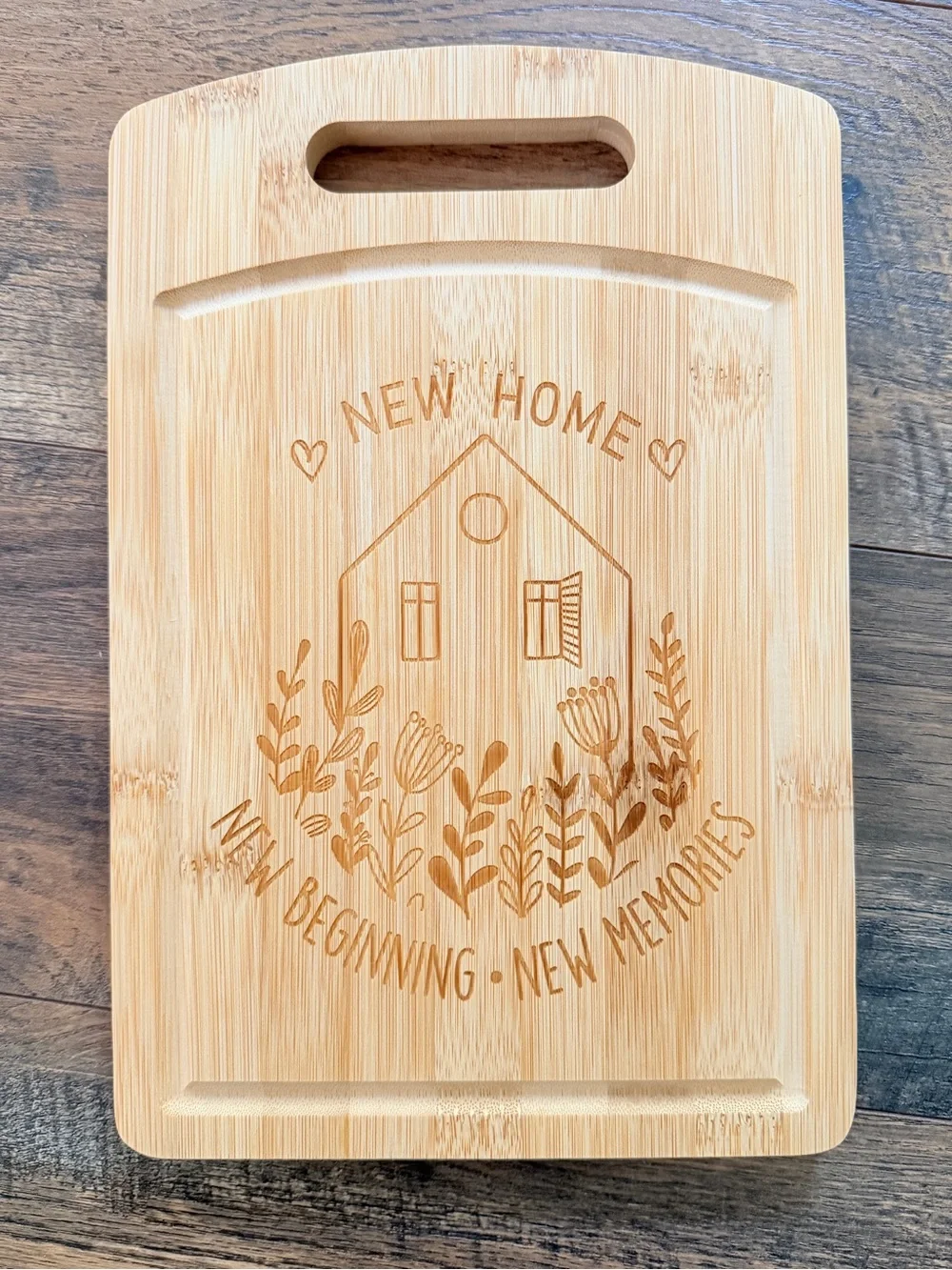 Bamboo Wood Cutting Serving Board - 